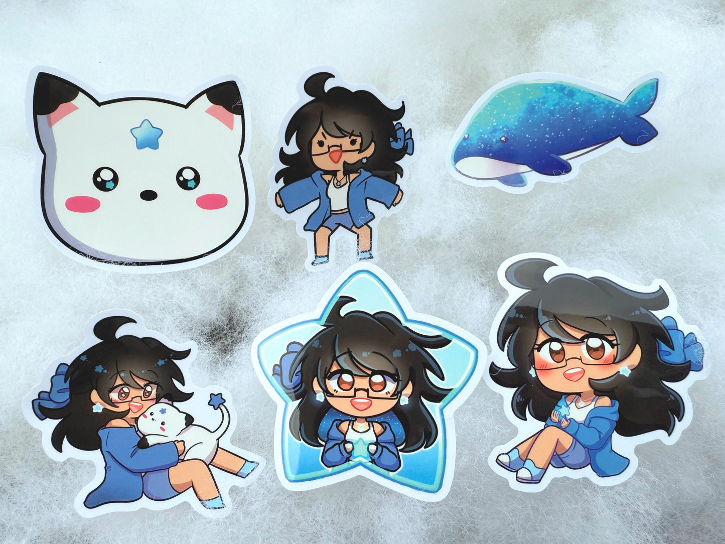 Yoontoons' Die Cut Stickers